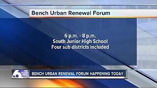 Bench Urban Renewal forum happening Wednesday night