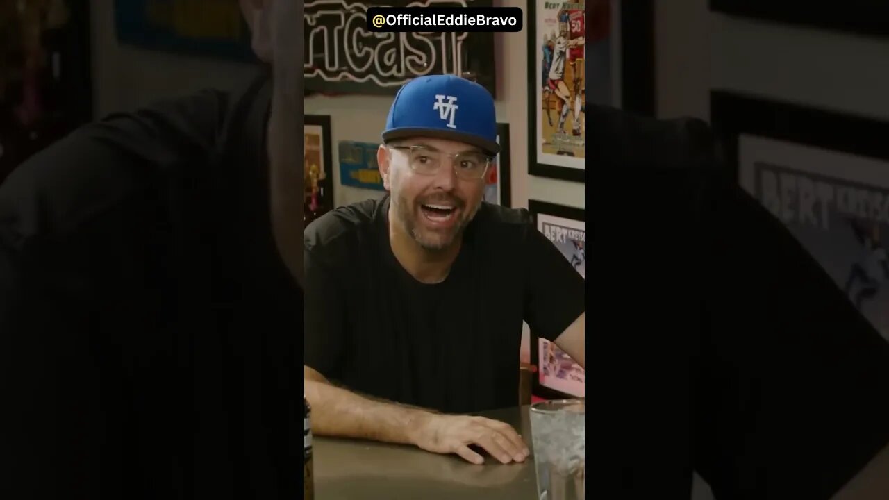 Eddie Bravo and Sam Tripoli cannot believe what Bert Kreischer is saying about the jab! #shorts
