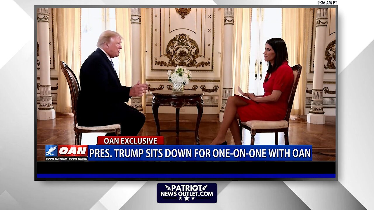 🔴 Patriot News Outlet | OAN: One On One with President Trump
