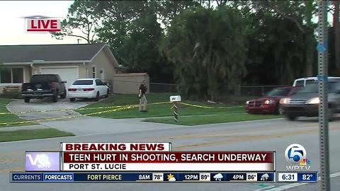 Port St. Lucie teen shot while lying in bed