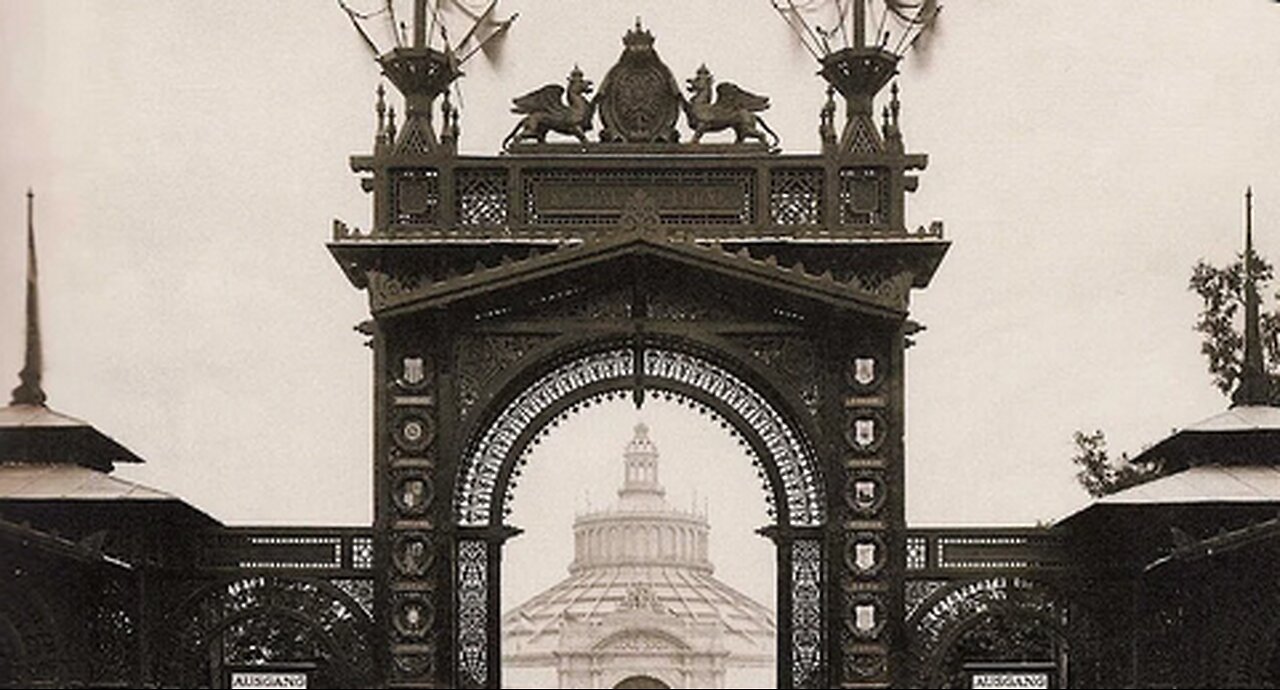 Gryphons of Tartary & The World’s Fairs - 1873 Vienna Rotunda - 1888 Barcelona Column - OldWorld