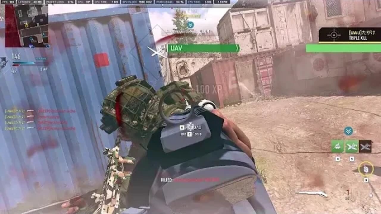 First hour on cod with new pc!!