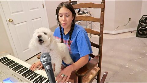 MY DOG SINGS A DUET!