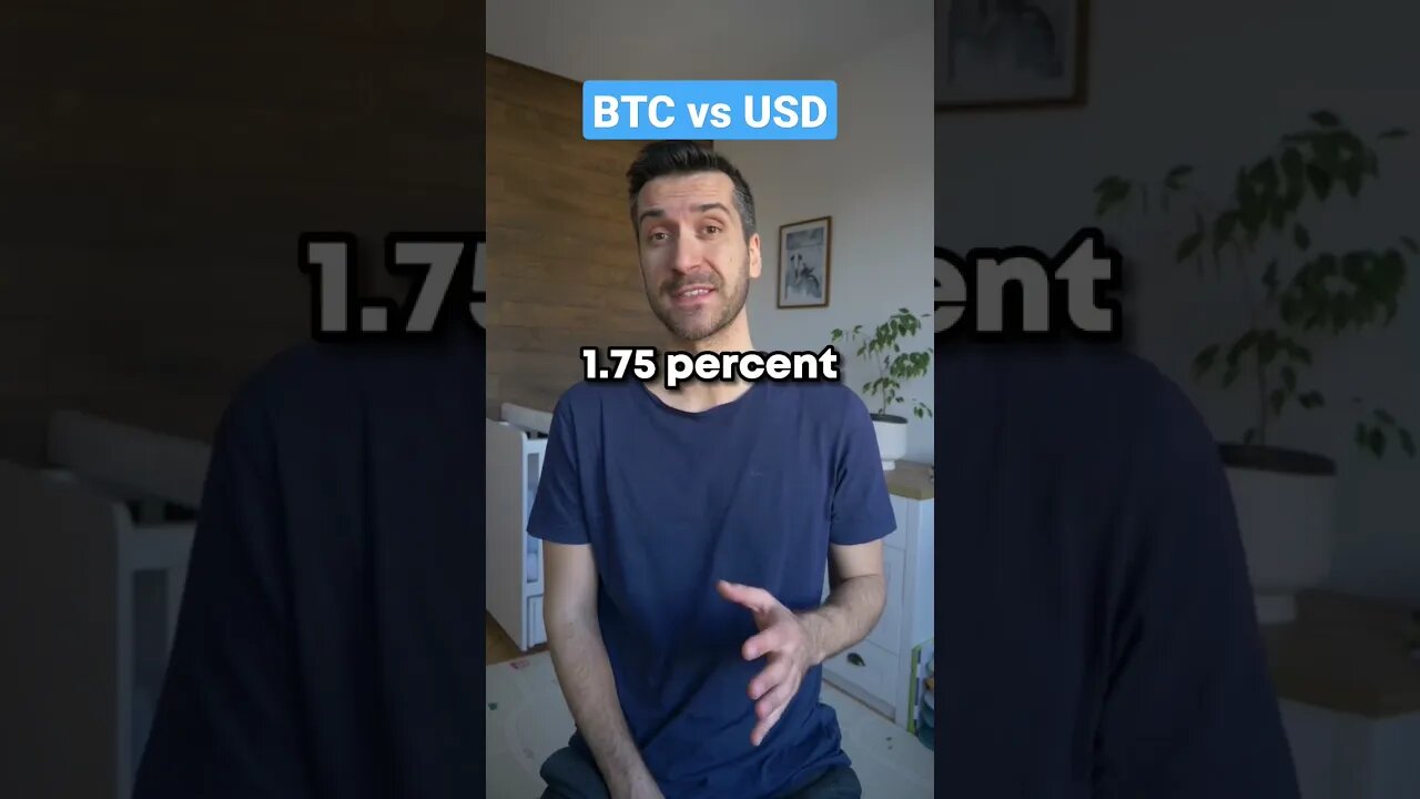 Bitcoin or US Dollar? Which would you rather hold? #cryptotrading #crypto #btc #cryptocurrency