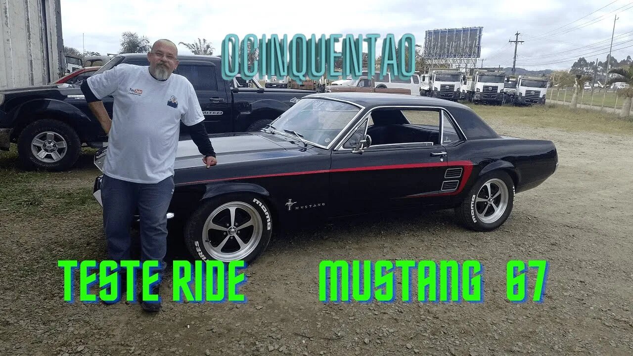 Teste ride Mustang 67..#mustang #bullitt #ocinquentao