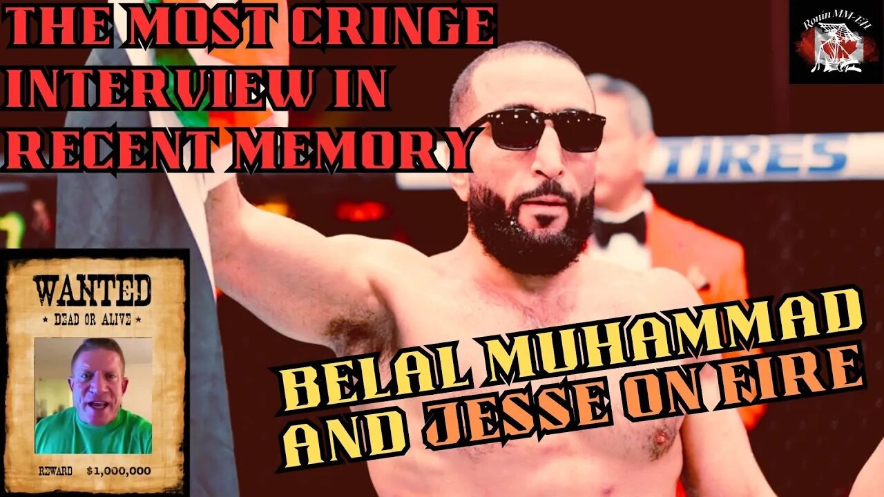 Belal Muhammad and Jesse on Fire go FULL CRINGE