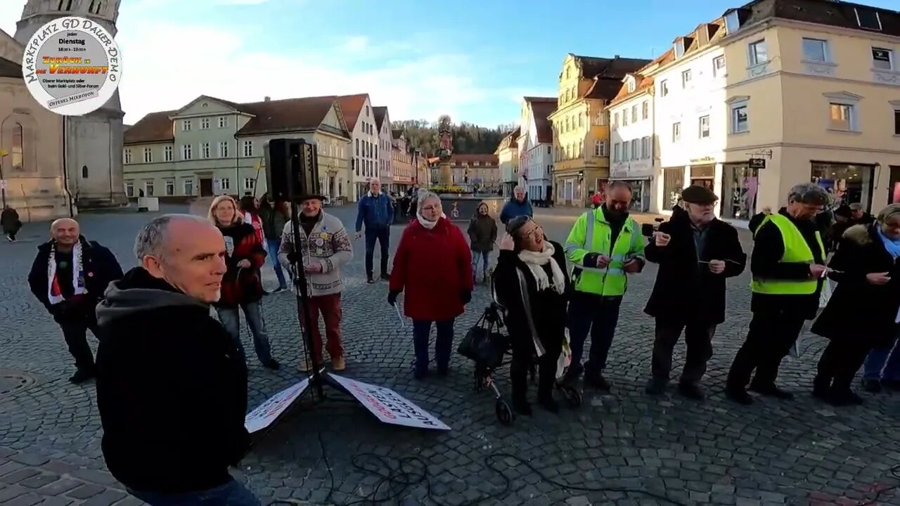 Mahnwache Nr. 174 in Schwäbisch Gmünd am 28.03.2023