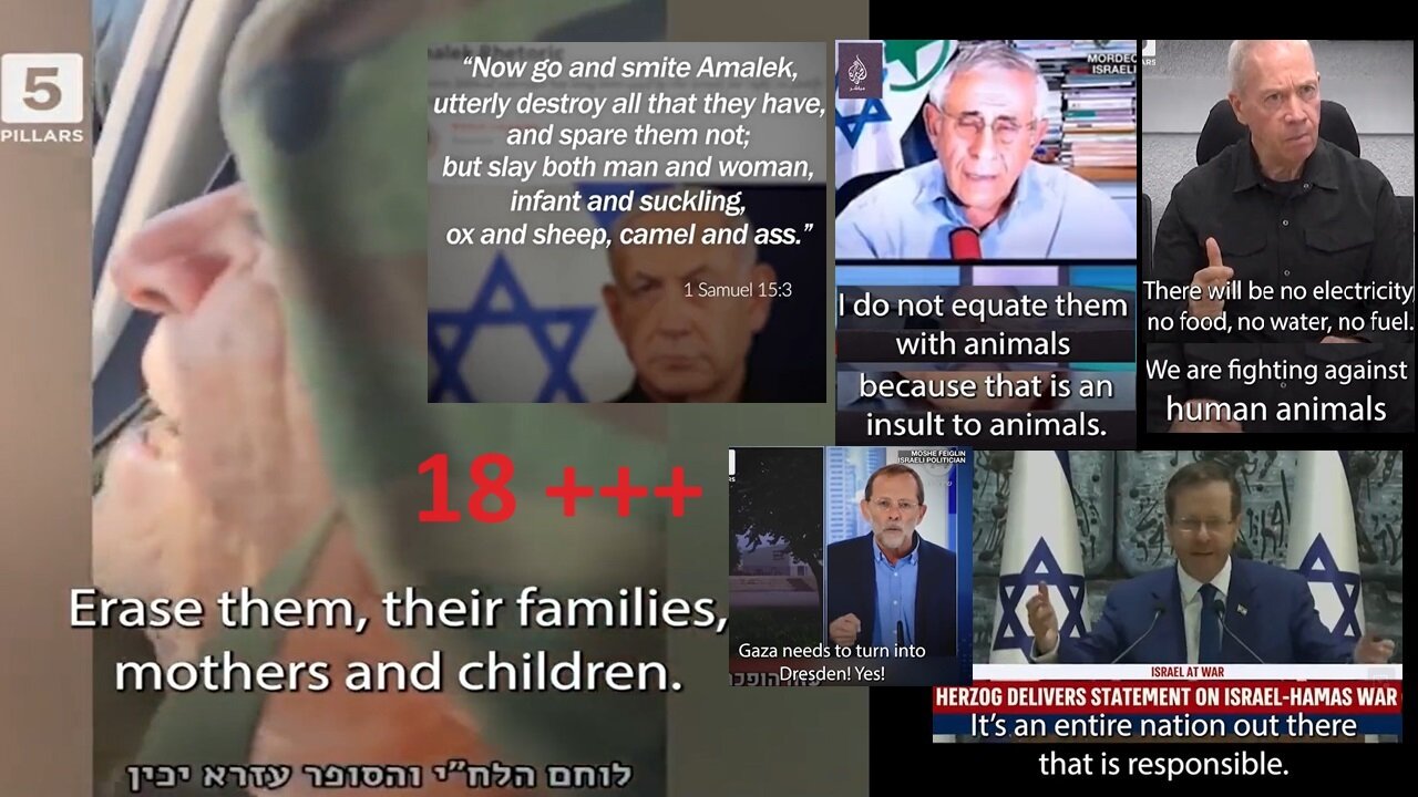 This video is a must watch, must share. It compiles various recent statements by Israeli officials