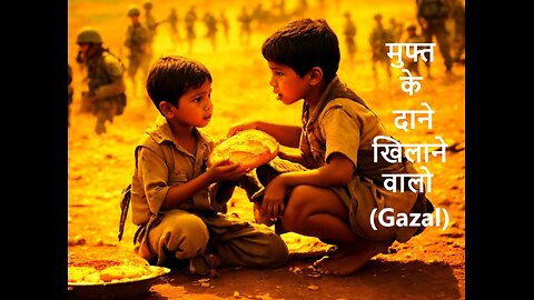 मुफ्त के दाने खिलाने वालो (Gazal)