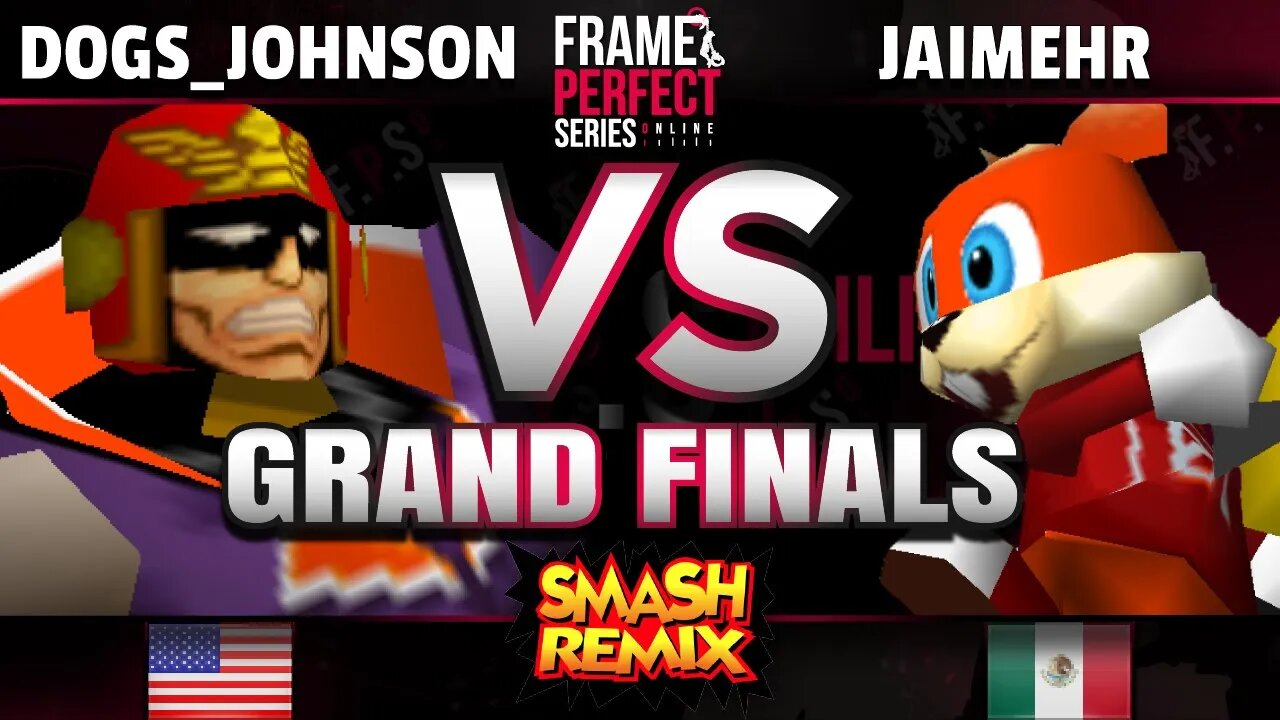 FPS6 Grand Finals - Dogs_Johnson (Falcon/Pika) vs. RG | JaimeHR (Conker/Bowser/DSamus/Doc) - Remix