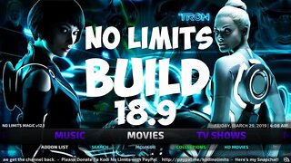 Kodi 18 NO LIMITS MAGIC BUILD FULL INSTALL