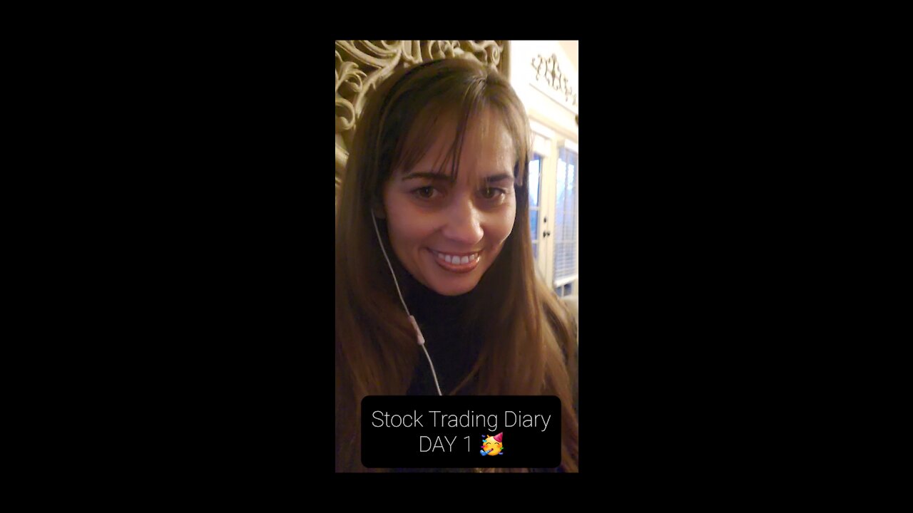 Stock Trading Diary Day 1 | VideosByVicky