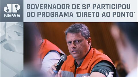 Tarcísio de Freitas vê Cracolândia como ‘problema mais complexo’ de SP