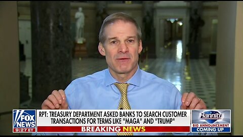 Rep Jim Jordan TORCHES Big Government, Banks Spying On Americans