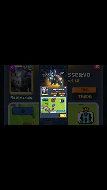 MEGASSERVO NÍVEL MÁXIMO - CLASH ROYALE #game #clashroyale