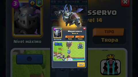 MEGASSERVO NÍVEL MÁXIMO - CLASH ROYALE #game #clashroyale