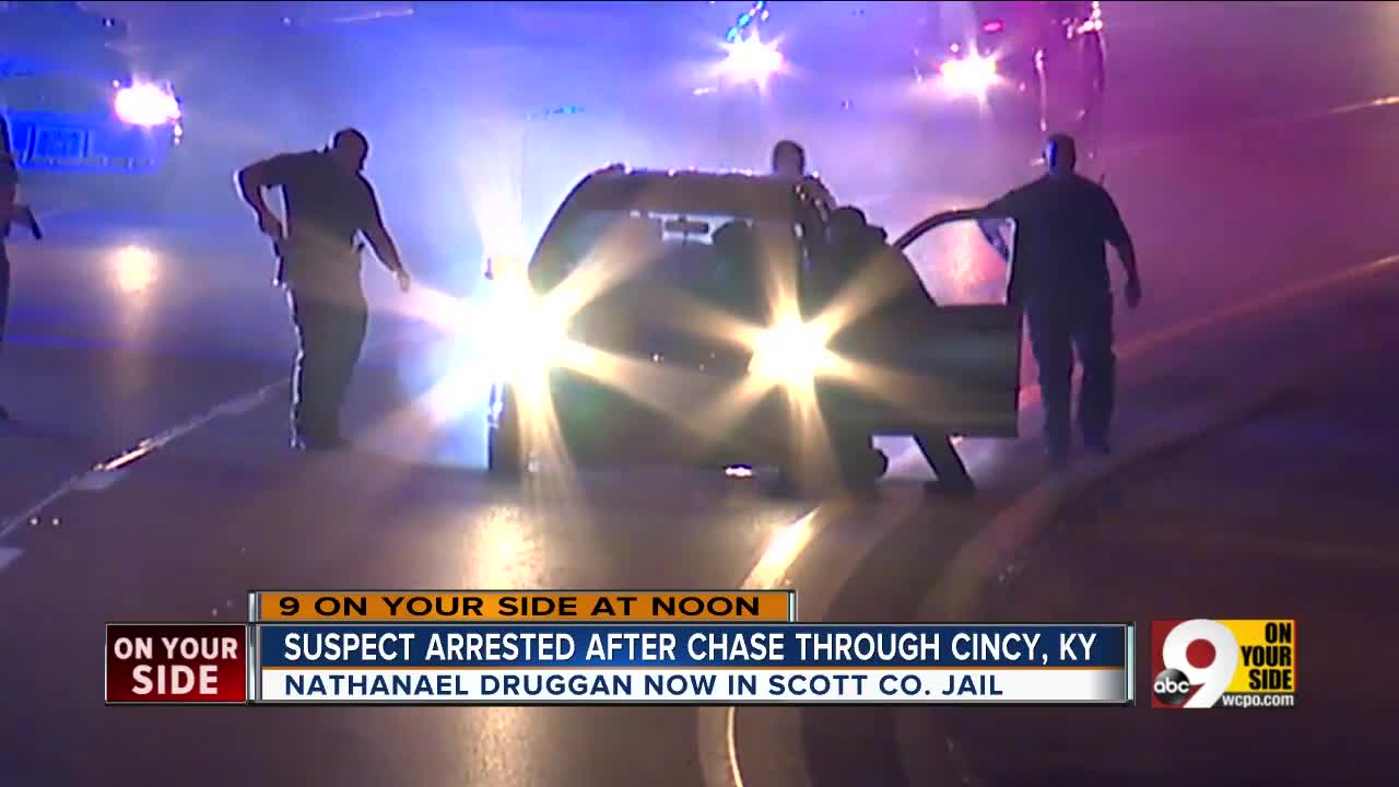 Suspect arrested after multi-state chase