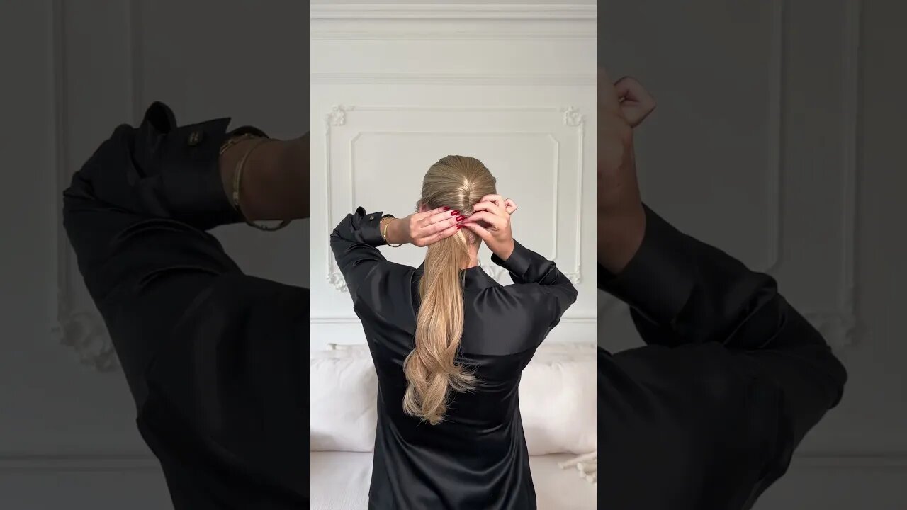 Our Founder @imogenfox gives the classic ponytail a stunning twist #hairdo #hairtutorial