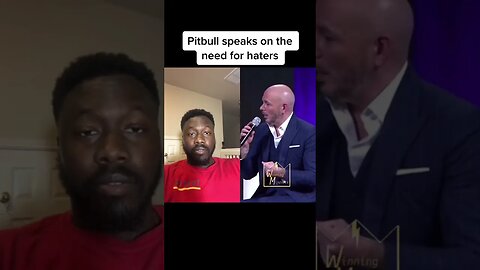 Pitbull explains the need for haters #pitbull #motivation
