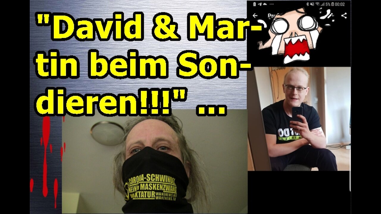 „David und Martin beim Sondieren, usw.!!!“ ...