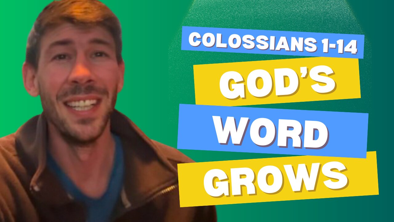 THE WORD OF GOD GROWS GOOD FRUIT