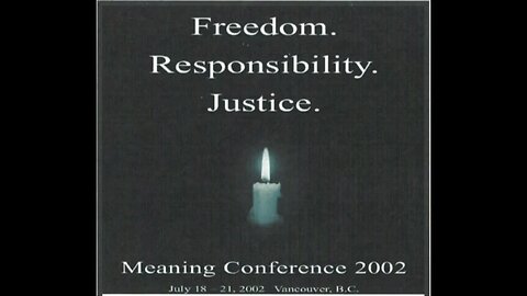 Symposium on Forgiveness | S1P1 | Meaning Conference 2002