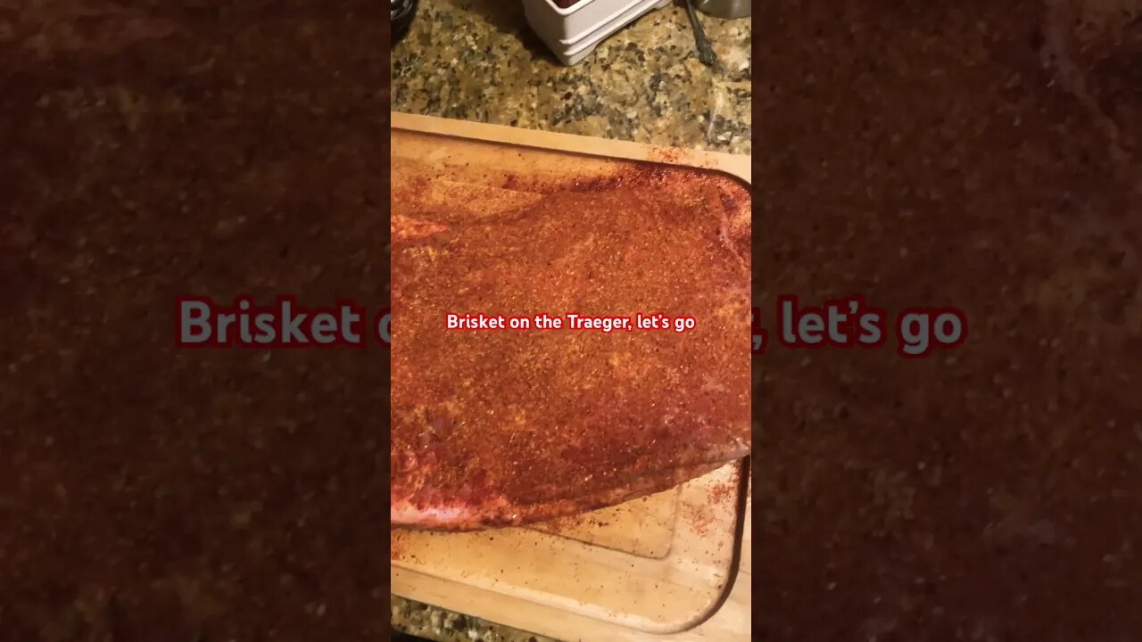 Traegerin' Up Some Brisket!