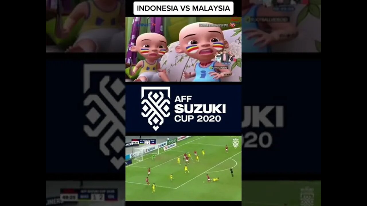 Indonesia vs Malaysia - Is it true that Upin Ipin has Predicted? Aff Suzuki Cup 2020 #Shorts