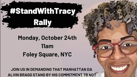The #standwithTracy Rally Foley Square 10/24/2022 @survivepunishNY @VOCALNewYork @EnvFreeFund