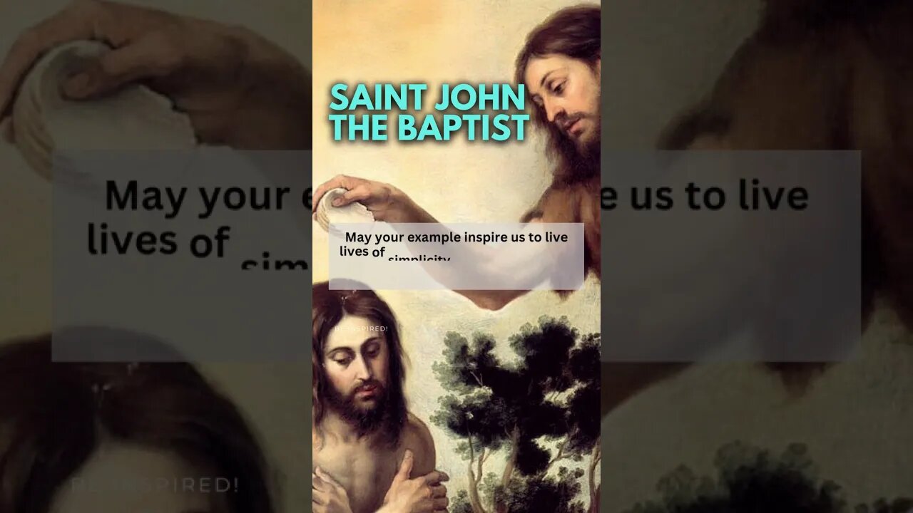 Unlock Miracles with this 1-Minute Saint John the Baptist Prayer! #shortsprayer #unitedstates