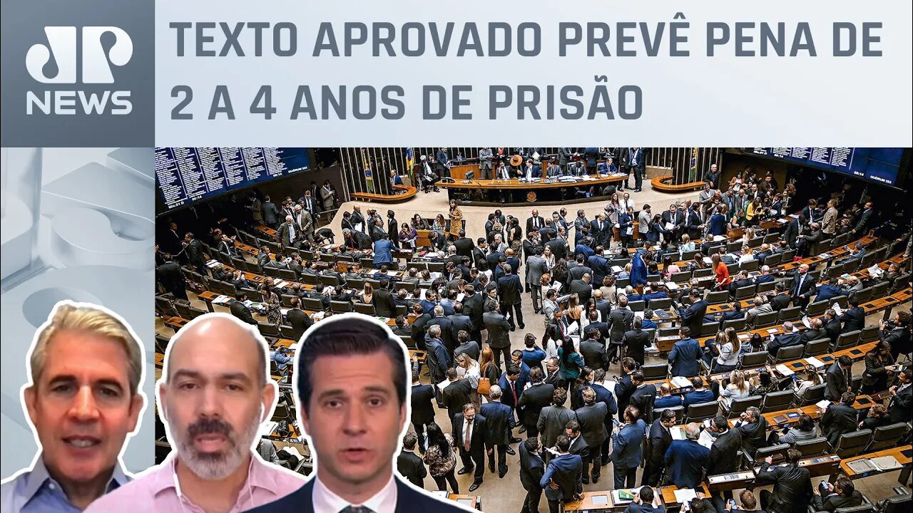 Schelp, d'Avila e Beraldo analisam sobre PL que criminaliza discriminação de políticos