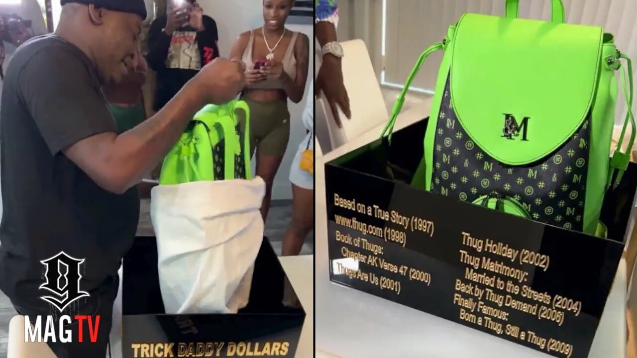 Trick Daddy Gets Surprised Wit An Exclusive "Isaac & Moore" Bag For His 47th B-Day! 🎒