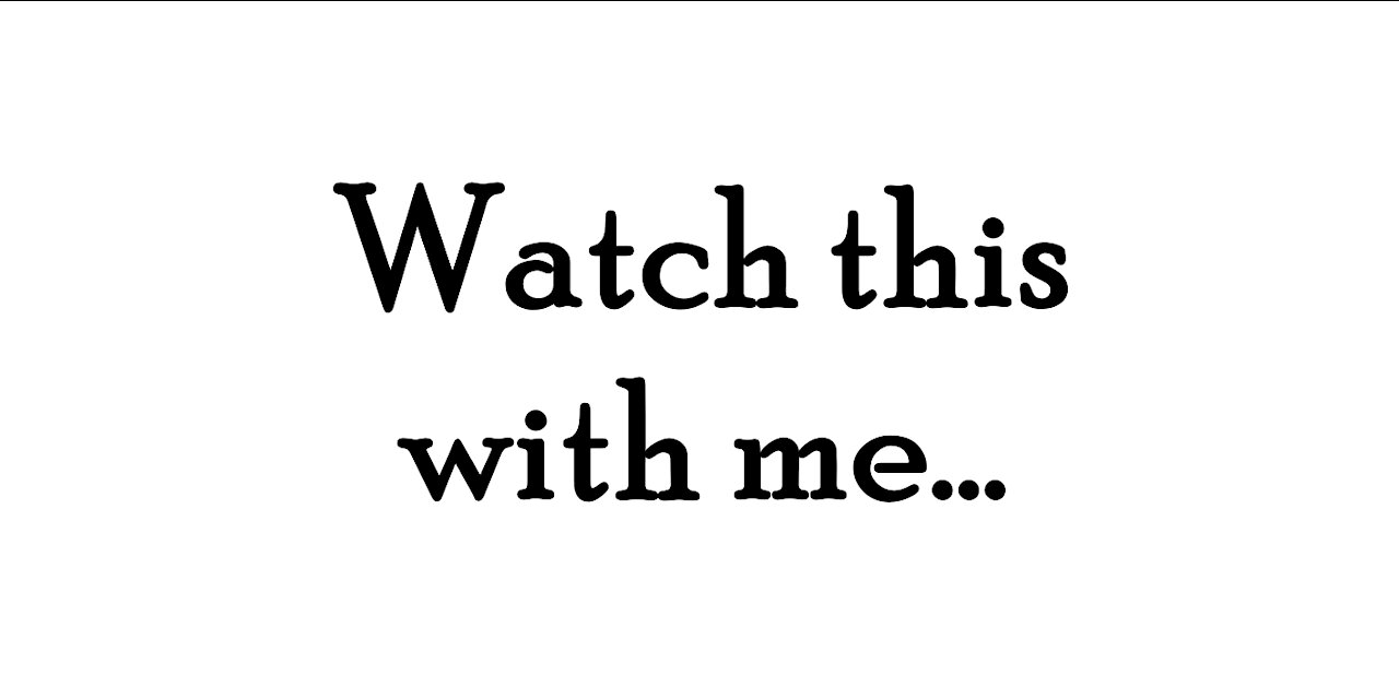 Watch this with me..