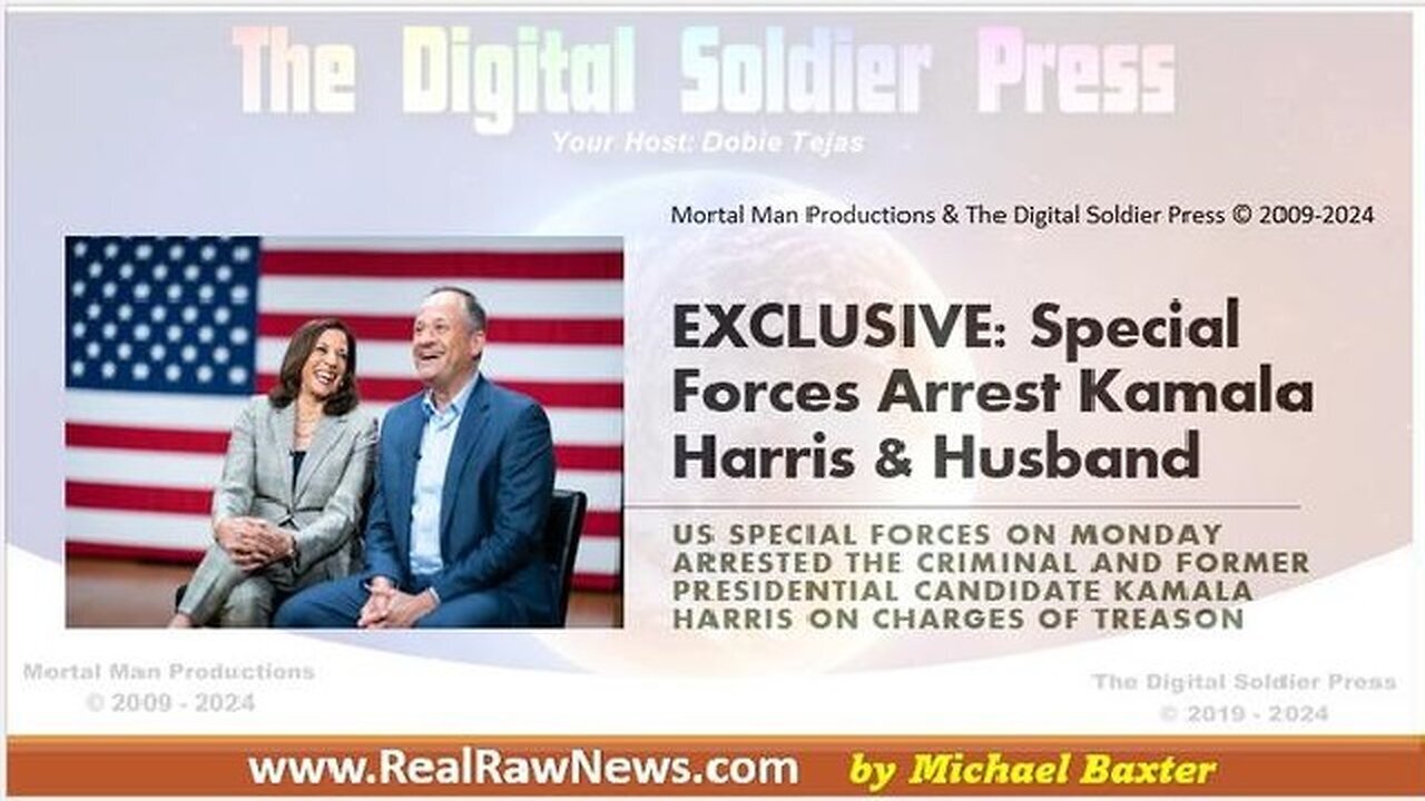 U.S. Special Forces Arrested Kamala Harris & husband Doug Emhoff.