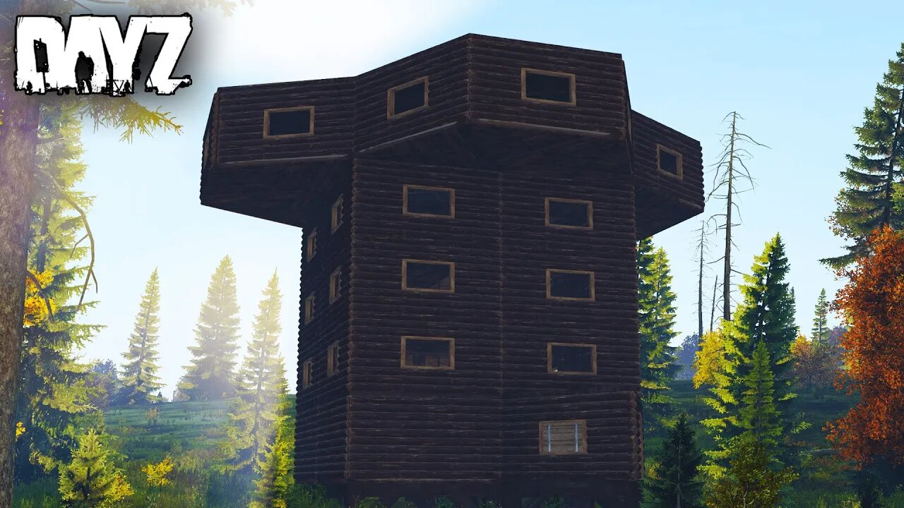 Building a Giant Tower Base in DayZ...