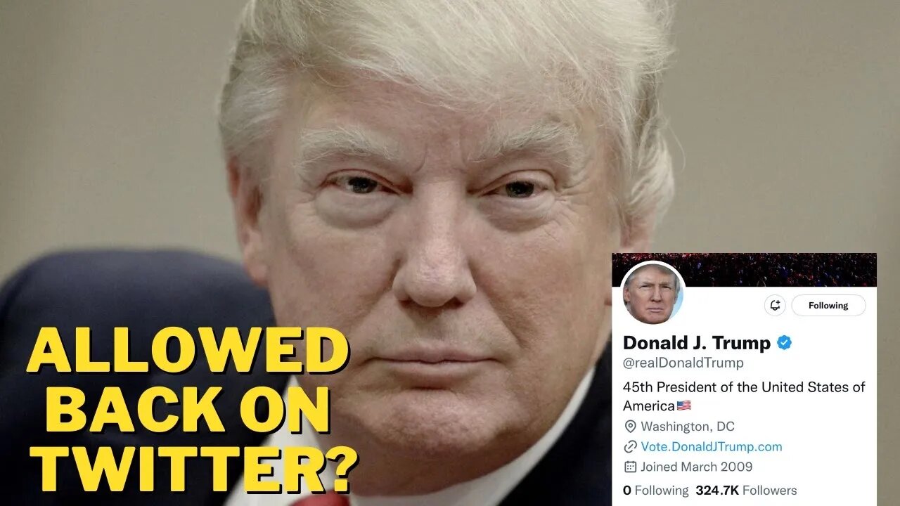 🔴LIVE - Should Donald Trump Be Allowed Back On Twitter?