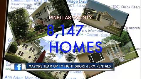 Pinellas mayors work together to fight short-term rentals