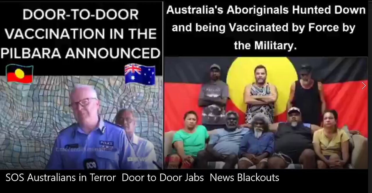 SOS Australians in Terror Door to Door Jabs News Blackouts