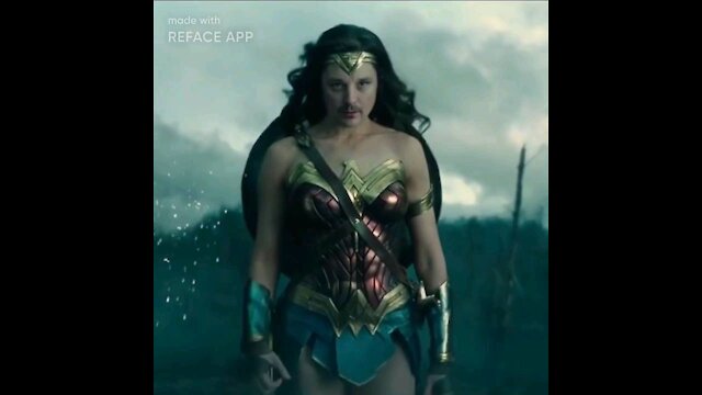 Ironmanduck as wonder woman 🤢🤢🤢🤢🤮🤮🤮🤣🤣🤣 #wtf #deepfake #faceswap #shorts #wonderwoman