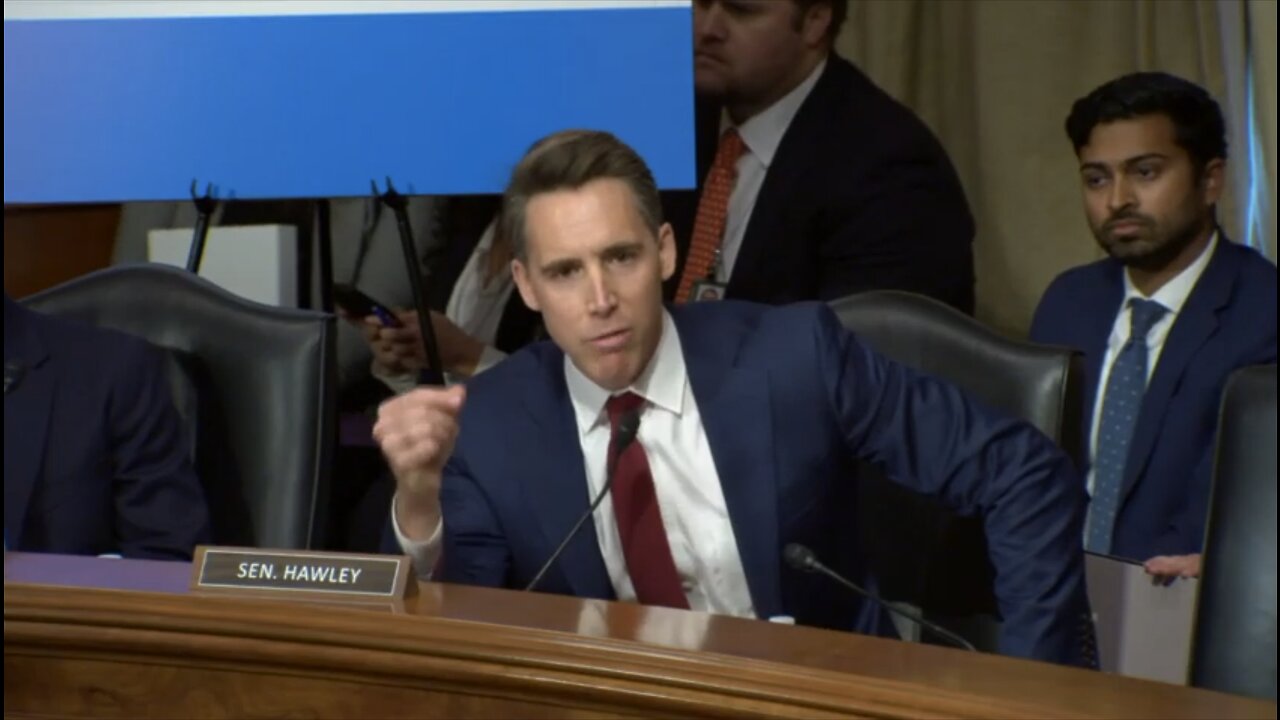 Senator Josh Hawley Questions DHS Secretary Mayorkas On Pro-Hamas DHS Employee!