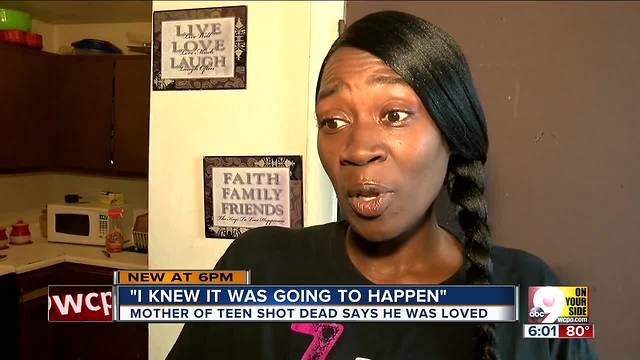 Slain teen's mom 'knew it was going to happen'