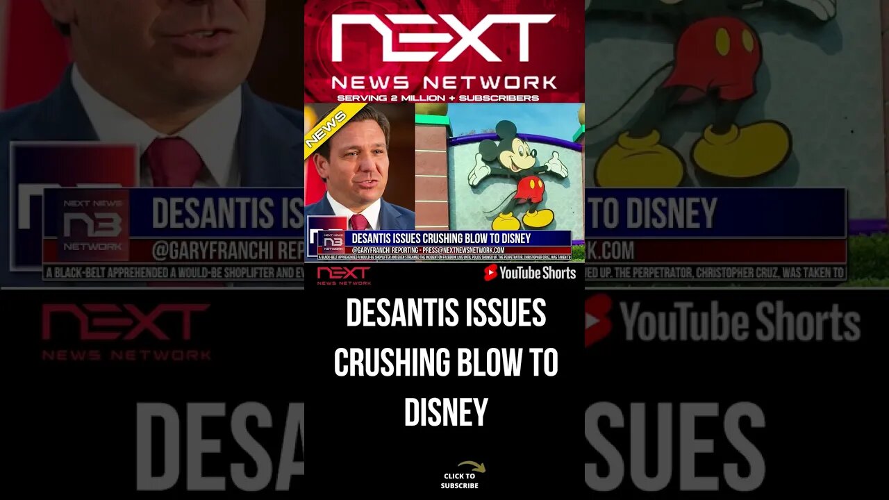 DeSantis Issues CRUSHING BLOW to Disney #shorts