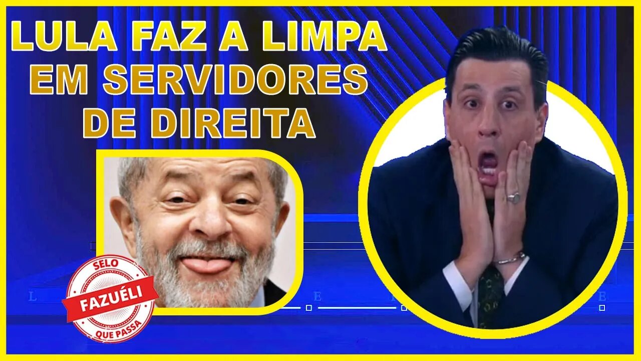 Lula exonera todos servidores de direita em Brasília.