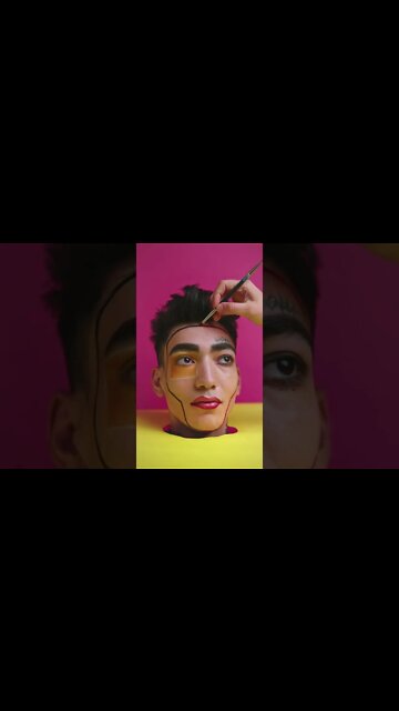 #Shorts An Art of Man's Face