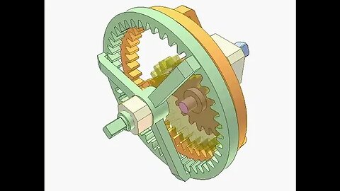2918 4 gear planetary mechanism D