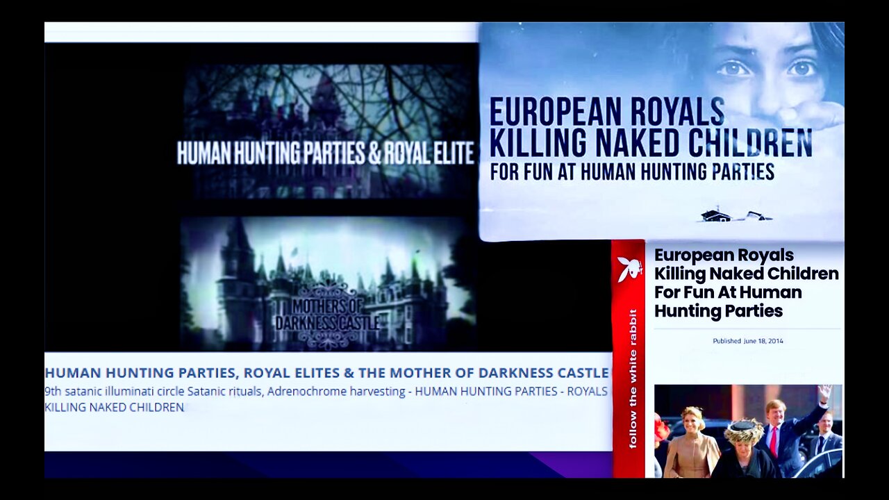 Scotland Yard Turns Blind Eye To Royal House Satanic Ritual Abuse Child Murder Human Hunting Parties