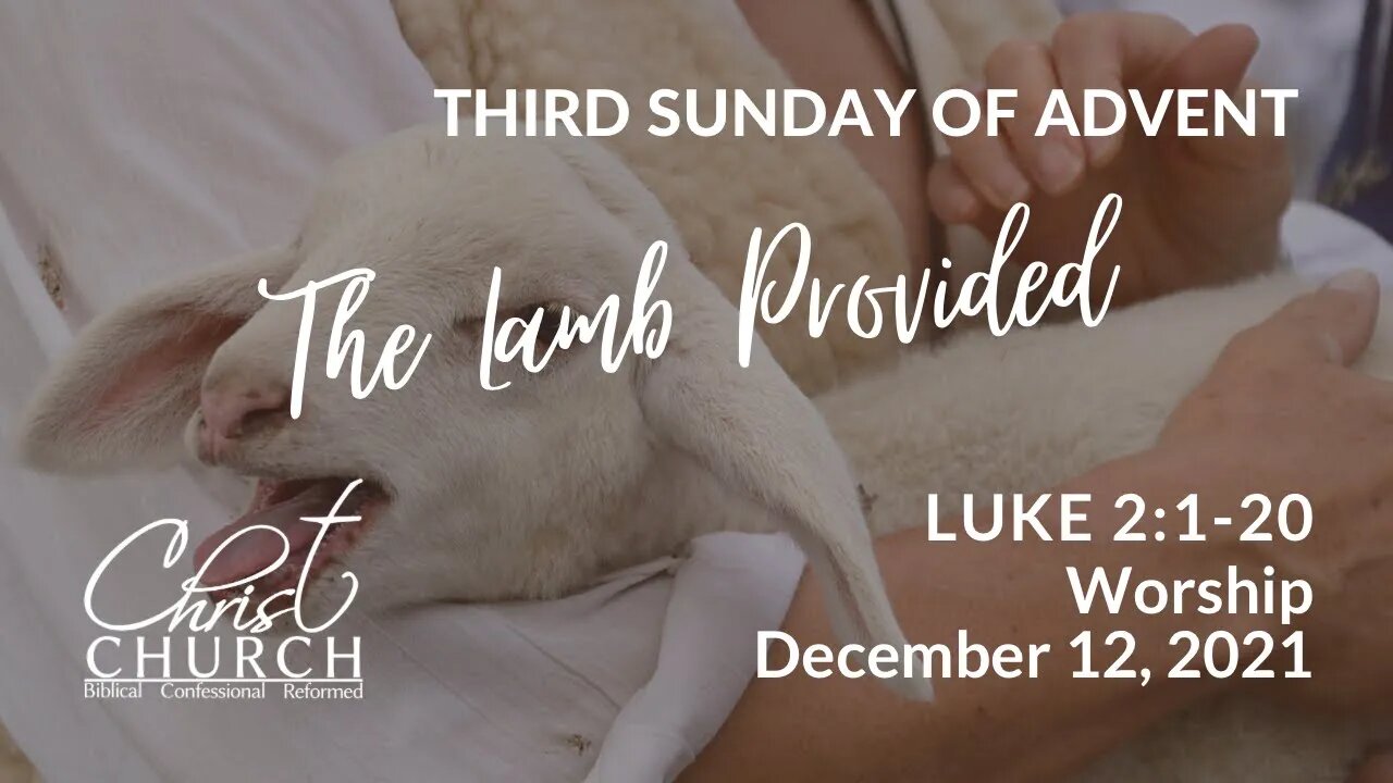 Christ Church OPC - Flower Mound, Texas - December 12, 2021 - Luke 2:1-20