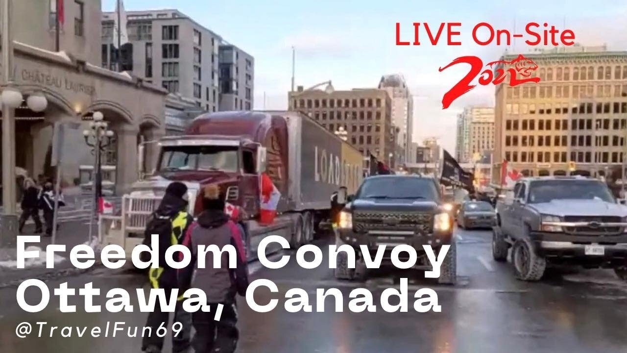 Truckers Freedom Convoy (Ottawa, Canada) February 2, 2022 (Part 2)