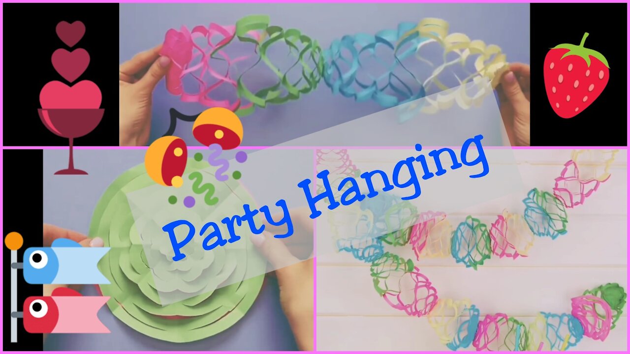 DIY Craft Party Hanging Decoration