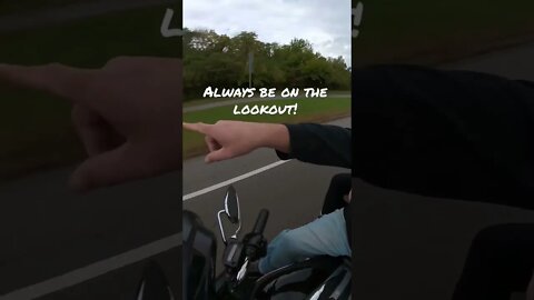 Always keep an eye out for hazards!#shorts #saferider #harleydavidson #motorcycle #insta360